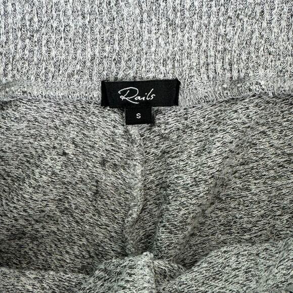 Rails Devon Star Print Jogger Sweatpants in Melange Gray, Size SMALL - Picture 2 of 5